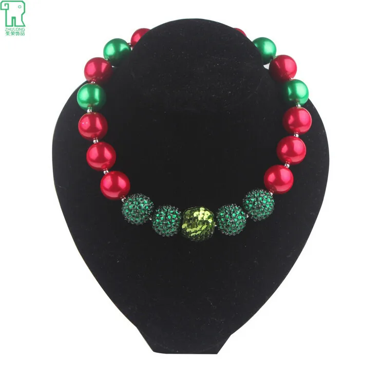 christmas necklace beads