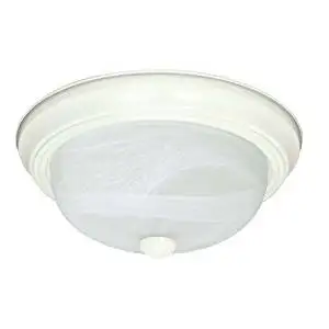 (USA Warehouse) Nuvo Lighting 60/2631 Textured White 3 Light Flush Mount Energy Star Rated -/PT# HF983-1754425315