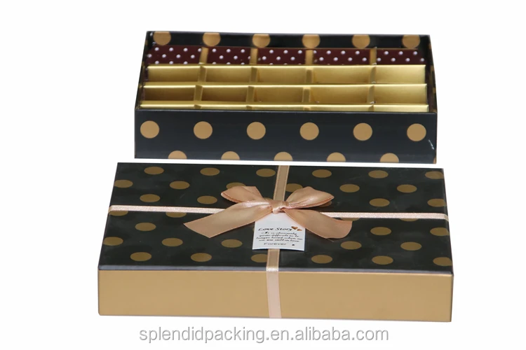 Decorative Cardboard Candy Packaging Paper Chocolate Boxes Wholesale