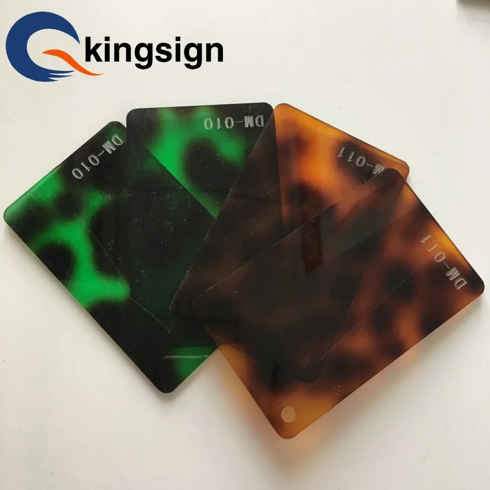 Laser Cutting Leopard Print Tortoise Shell Cast Acrylic Sheet For Wall