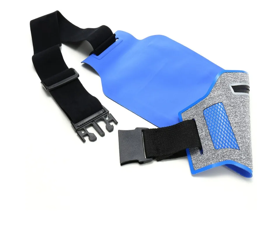Adjustable lycra waterproof fitness fanny pack belt running sports waist bag, sport elastic waist bag