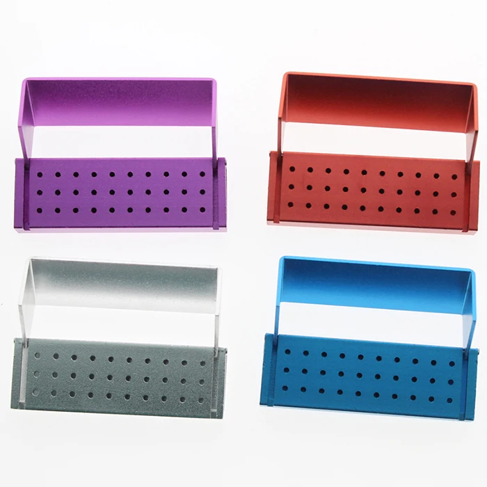 Dental Bur Holder Stand 30holes Endo Organizer Box Autoclave Bur Box Buy Dental Bur Stand