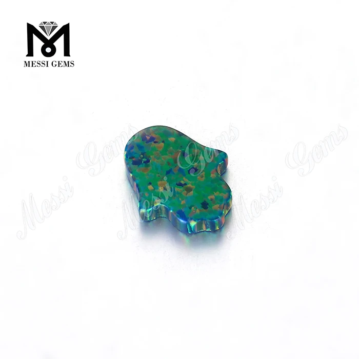 OP69 11x13mm Sintético Hamsa Opal Beads Price for Jewelry