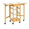 Modern Design Ceramic Top Dining Table Set With Steel Basket