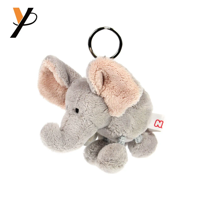 stuffed elephant keychain
