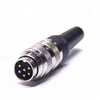 Lumberg Straight Male Plug 6Pin M16 Connector Waterproof Cable Docking Connector MINI Din Connector