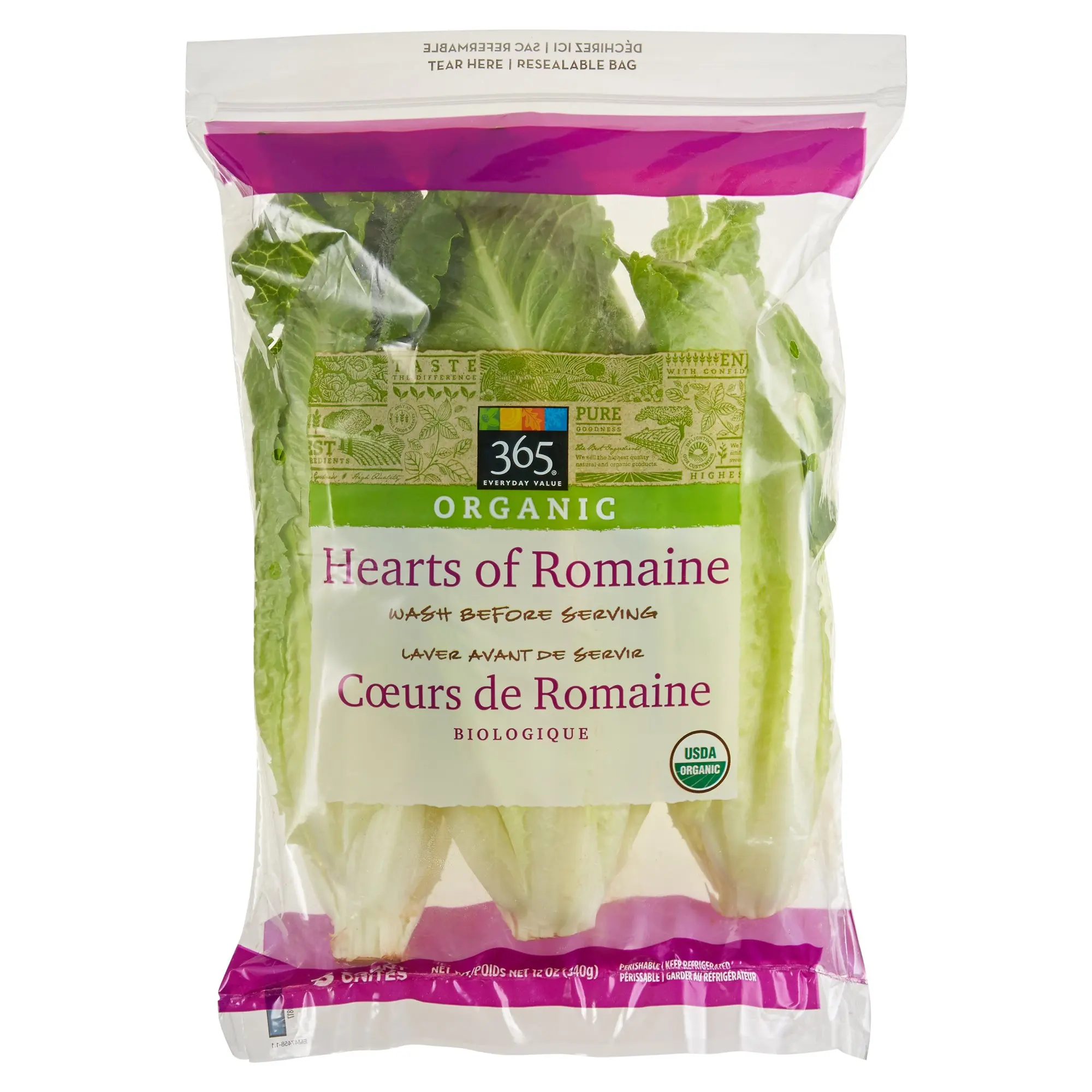 good and gather organic romaine hearts