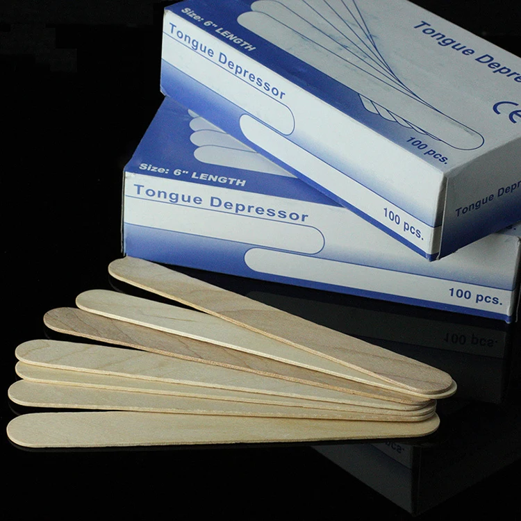 Low Price Wooden Medical Use Disposable Sterilized Tongue Depressors