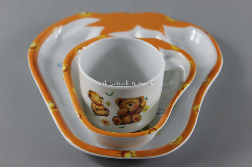 Strawberry Melamine Dinner Sets For Babies