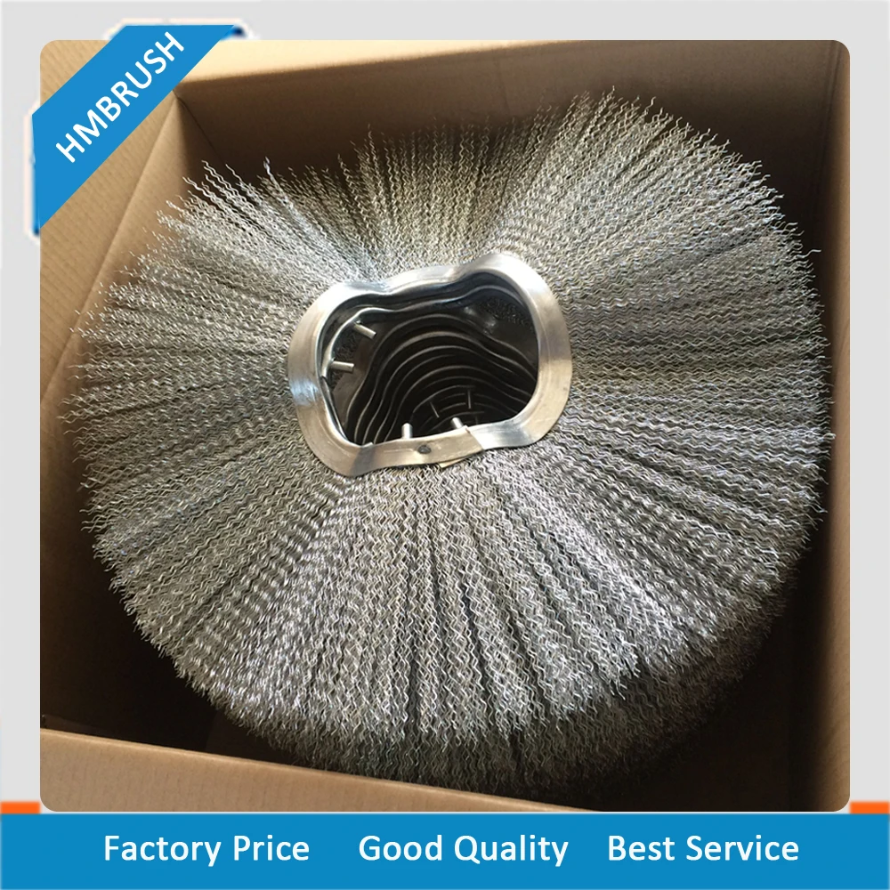 Road Sweeper Brushes Zig Zag Galvanized Steel Wire Buy Steel For