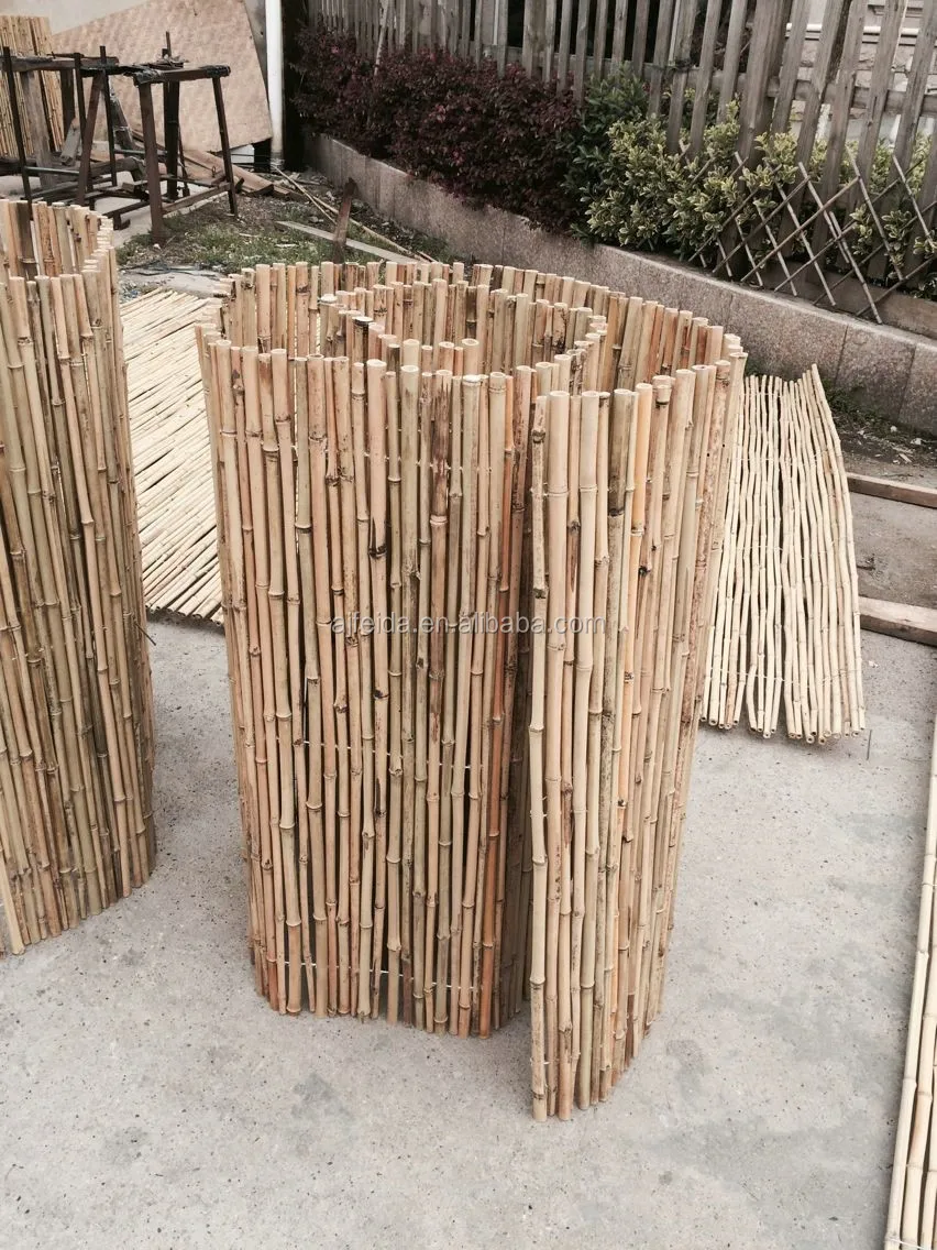 White Bamboo Stick Bunch Fence Buy Cheap Bamboo Fencing,Bamboo Fence