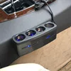 Cigar lighter four hole socket power supply for mobile phone charger shunt