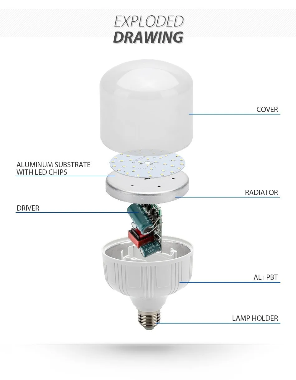 New T Shape Bulb Led Bulb Lighting 10w Ic Driver E27 Light T Bulb Buy