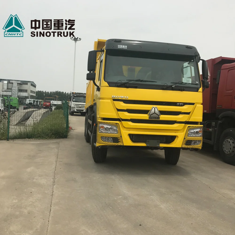 used and new China Sino Howo and A7 10 wheelers 336 371 horse power 20 cubic dump truck