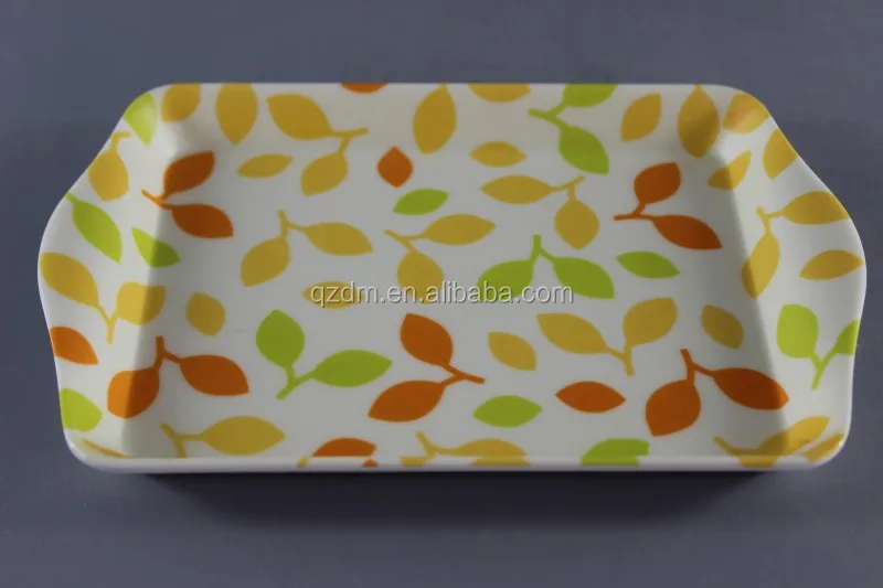 Melamine tea tray Plastic Small tray 21x14cm