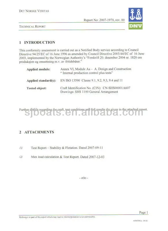 SANJ professional and top 1100cc jet ski with good price