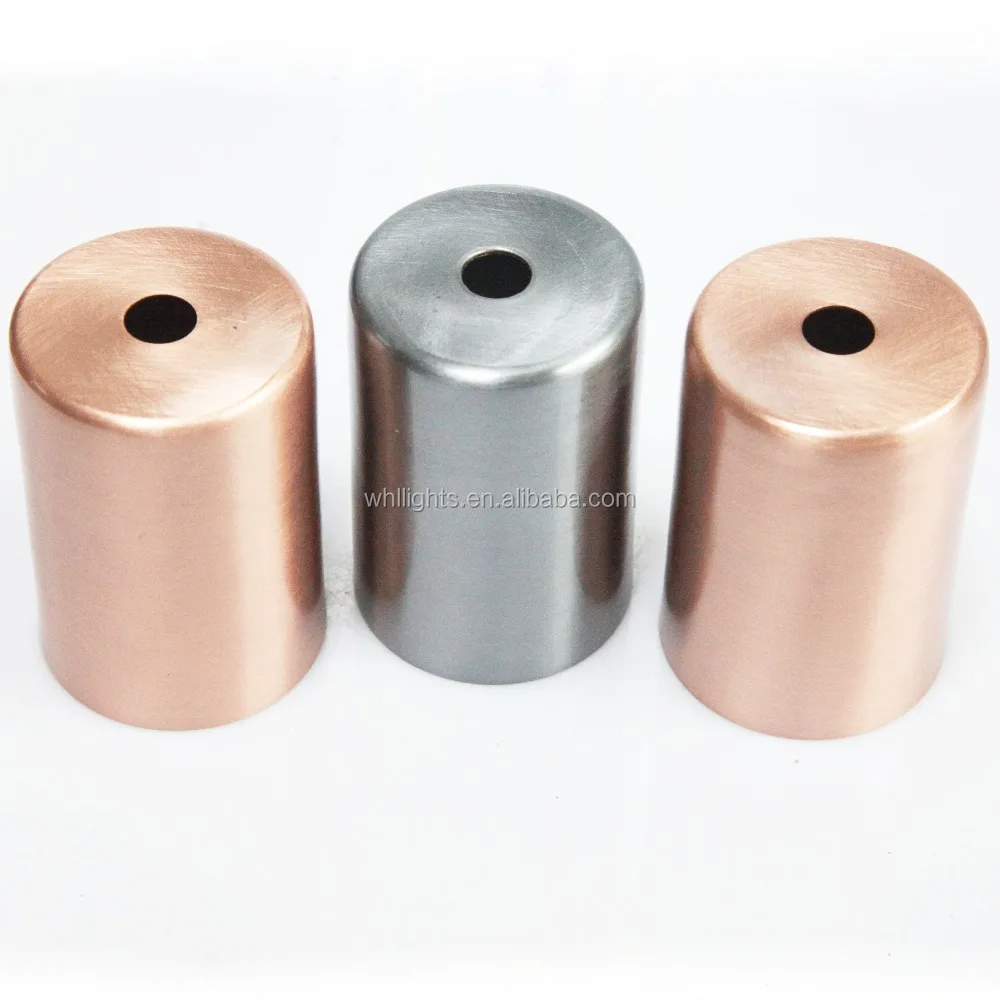 
Customized brass copper iron metal lamp holder socket cup cover E27 