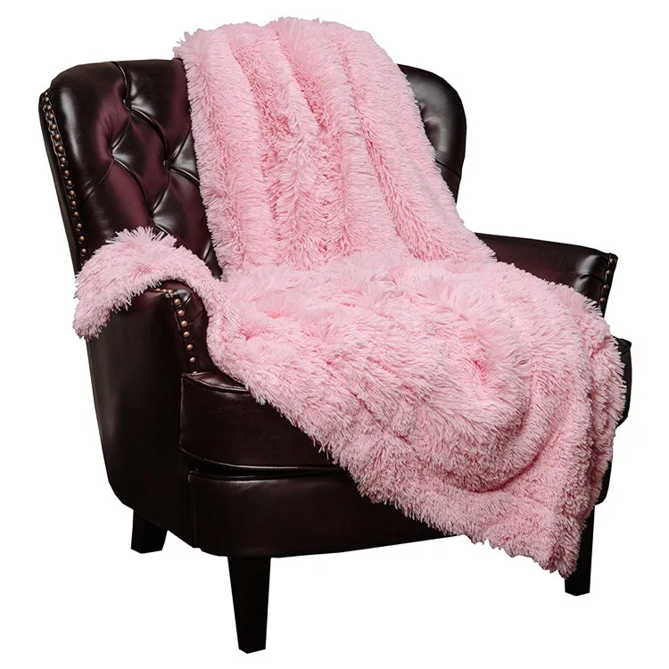 Super Soft Shaggy Longfur Warm Elegant Cozy Plush Sherpa Fleece Throw Blanket