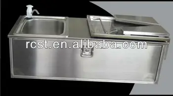 Stainless Steel Tailgate Kitchen With 2 Drawers Buy Stainless