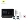 House/office usage smart WiFi security system & WiFi GSM/3G GPRS SMS security alarm kit optional with fingerprint door lock