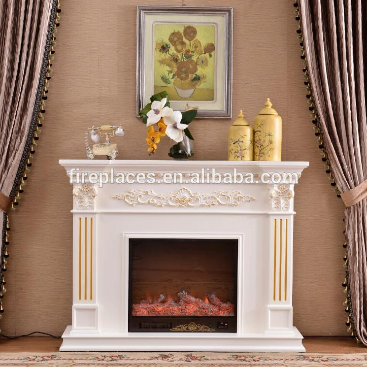 French Style Decorative Electric Fireplace Mantel Wholesale Fireplace Mantel Suppliers - Alibaba