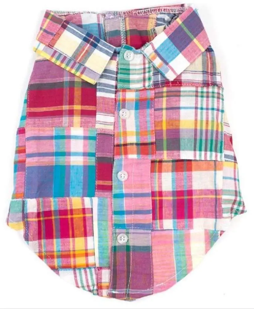 Block Island Patchwork Madras Bow Tie