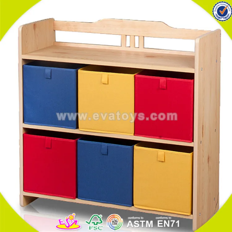 wooden toy storage organizer