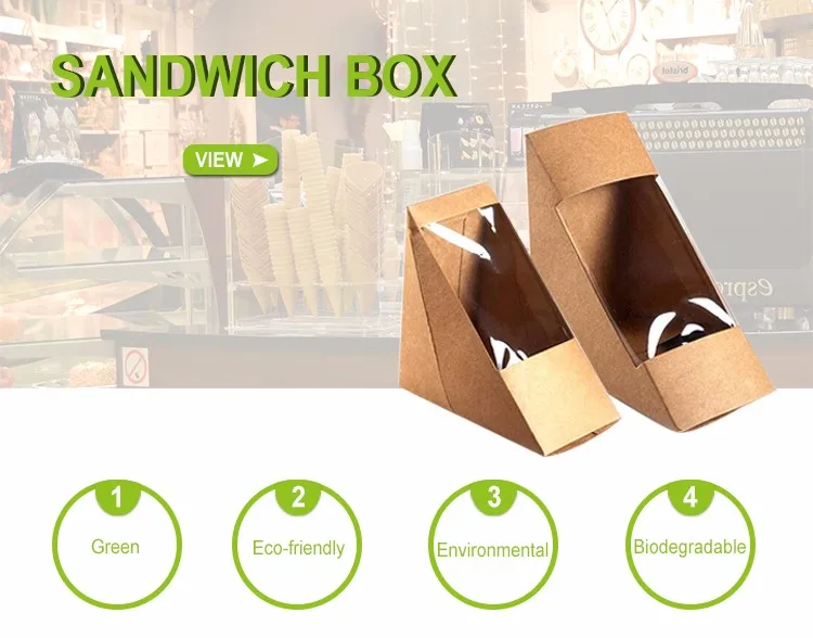 Customized Sandwich Wrap Packaging Box Buy Sandwich Packaging Box