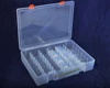 Dental Plastic Boxes Clear Plastic Container Box Polypropylene Case with divider