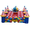 Inflatable color fun maze interactive sports game 2019 most popular design hot selling durable PVC material maze