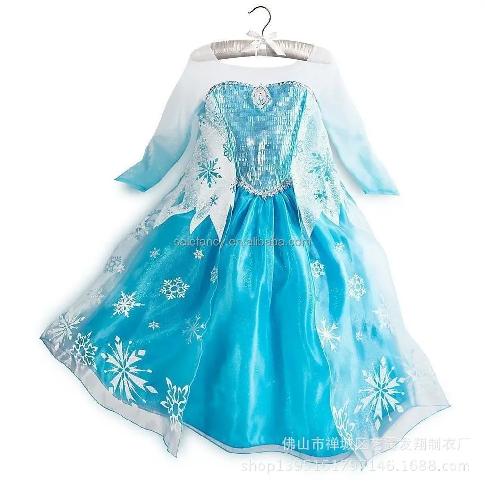 Beste Volwassen Elsa Frozen Elsa Jurk Cape En Kostuum Bevroren Elsa TD-93