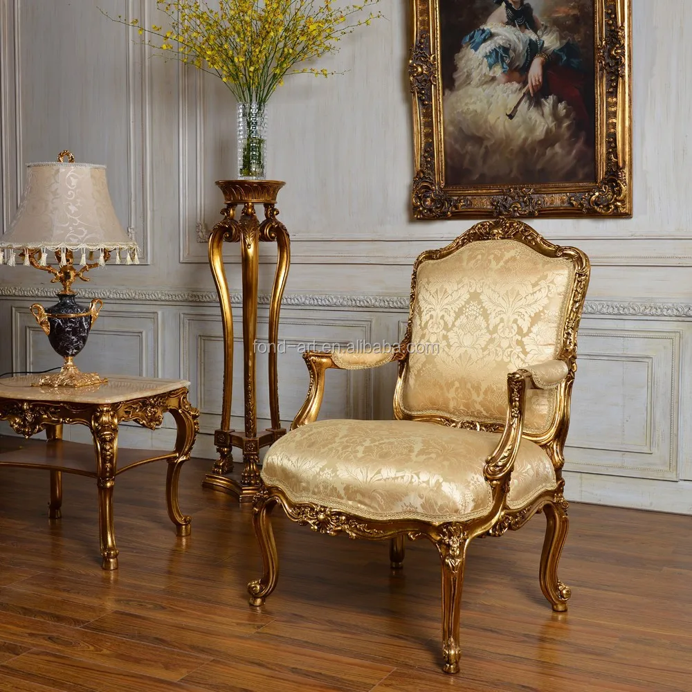 C59 Fabric Antique Sofa European Style Upholstered Dinning Chair Armchair View Fond Art Product Details From