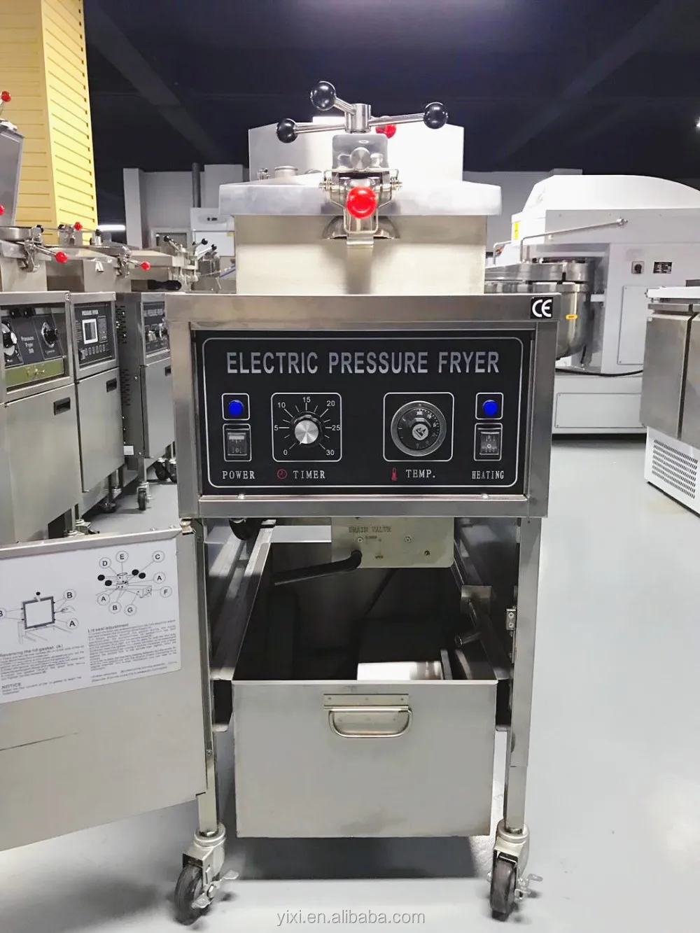 Kfc Machine / Broasted Fried Chicken Electric Pressure Fryer For Mdxz