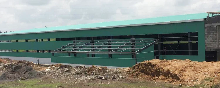 Steel frame cheap warehouse for sale
