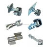 swing gate steel hinge with thread bolt and round part
