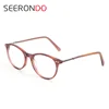 Latest Model Round Ring And Thin Temple Acetate Spectacle Frame