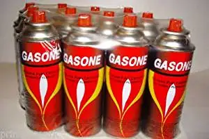 BUTANE FUEL GASONE PORTABLE CAMPING STOVE 8 OZ 12CANS