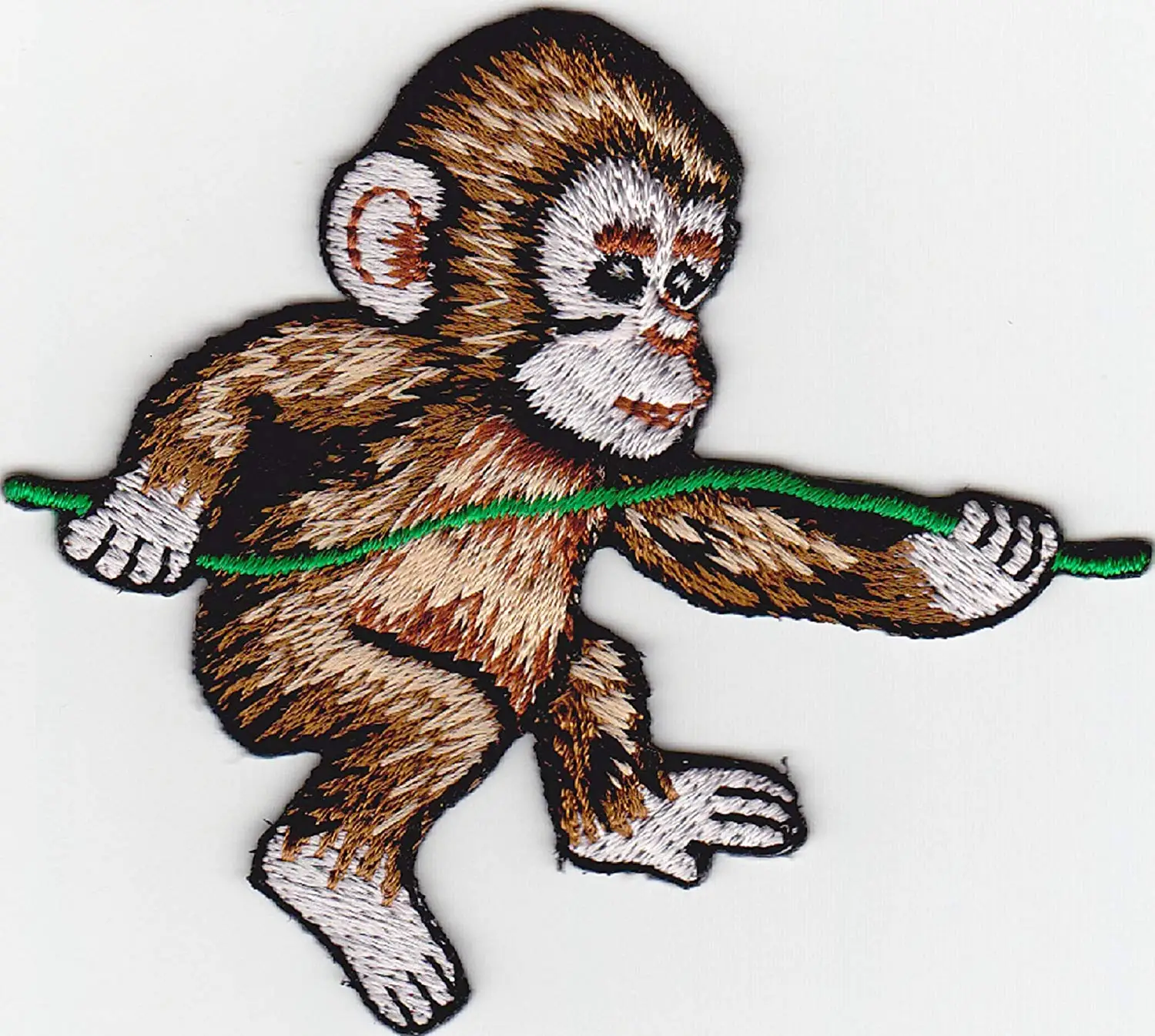 MONKEY BABY Iron On Patch Jungle Zoo Animals
