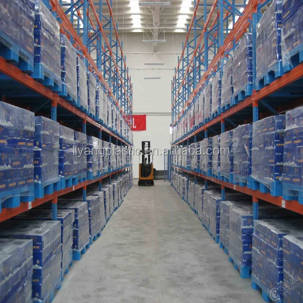 Frozen Food Box Packaging Use Hygienic Plastic Pallets Racking And