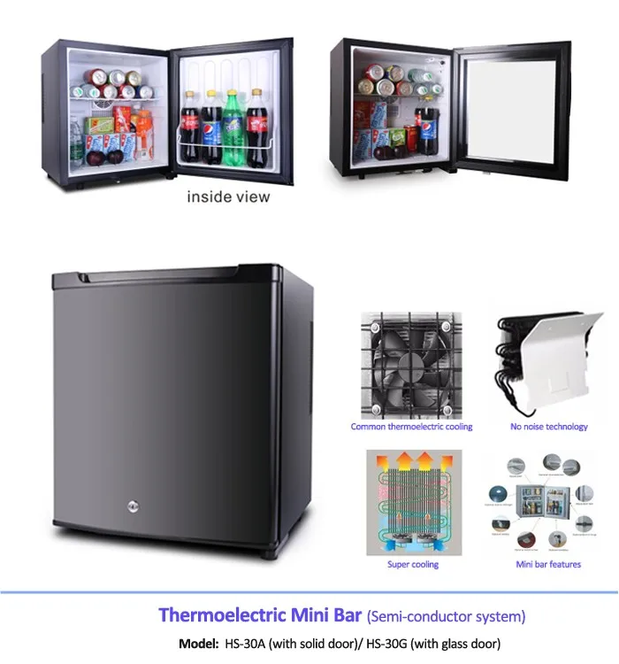 Small Thermoelectric Solid Door Hotel Mini Bar Fridge Buy Hotel Mini