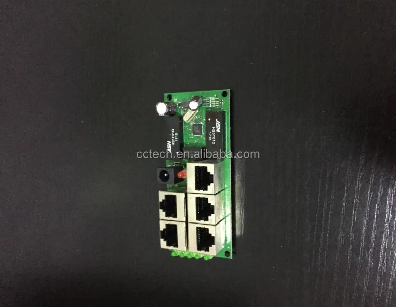 Rtl Solution High Quality 515v Input Soho 5 Port Switch Pcb