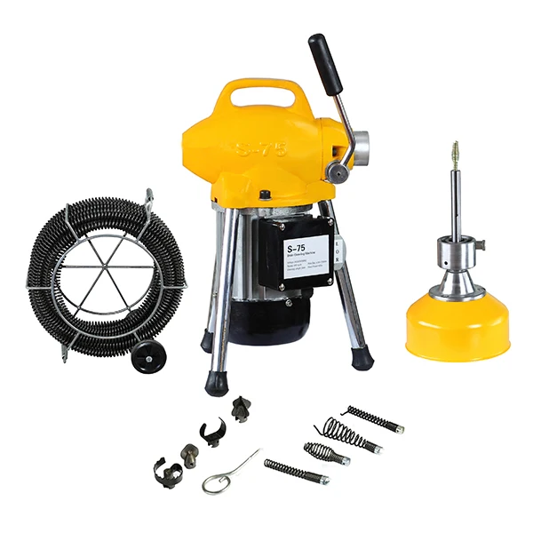 S75 Electric Portable Electric Drain Cleaner For Household Use,250w