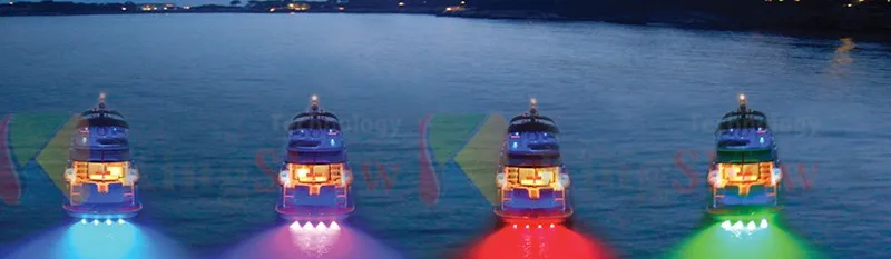 APP RGB Ip68 Waterproof Marine Boat Drain Plug LED Light 27w Underwater Lights Yacht Boat Drain Plug Led Light for Fishing