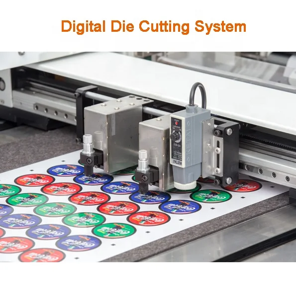 VD320 Automatic Digital Roll to Roll Sticker Label Die Cutter