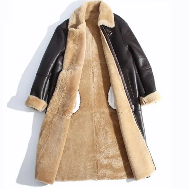 genuine shearling coat