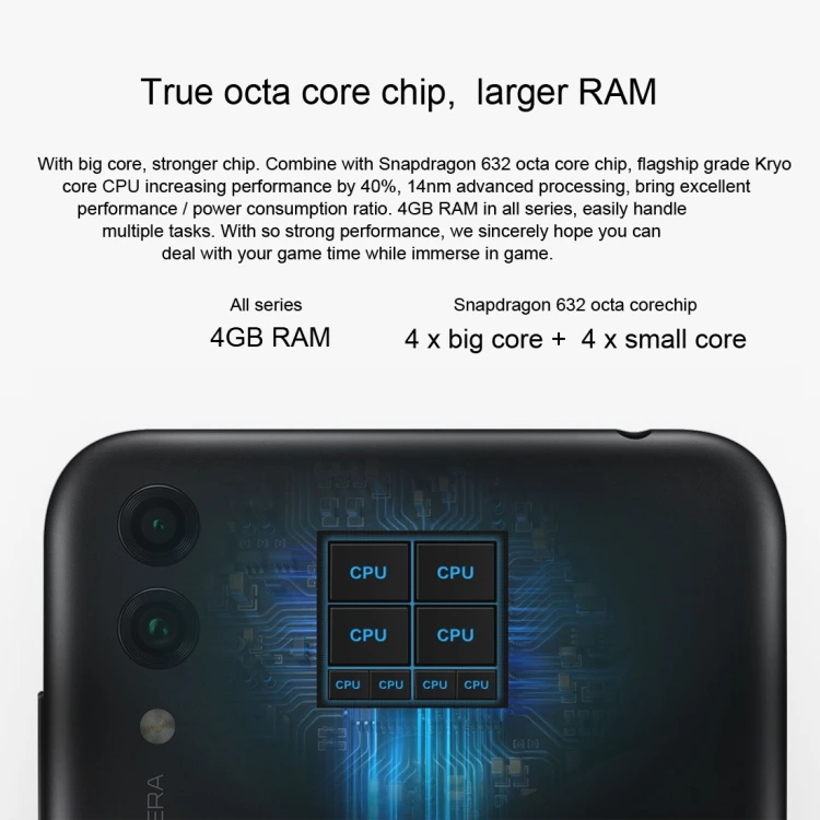 2019 Newest Arrival Smart Phone Huawei Honor 8C, Dual 4G, 4GB+32GB, Dual AI Back Cameras Huawei Android Mobile Phone
