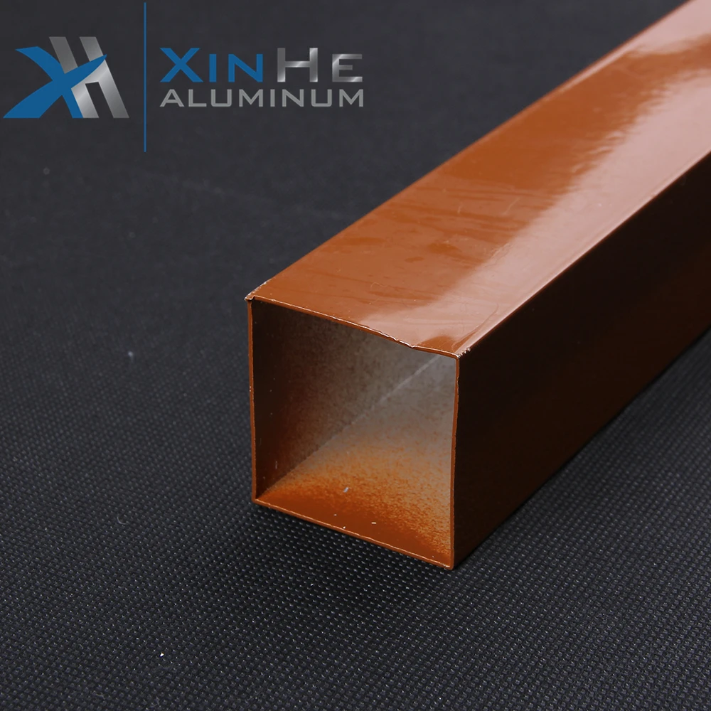 Ral 9016 Powder Coating 10mm 25mm Extruded Aluminium Alloy 6061 Square