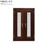 New style wood print transfer thermal break aluminum windows with screen