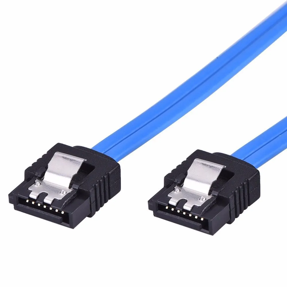 18inch Sata Iii 6.0 Gbps Cable With Locking Latch And 90degree Plug