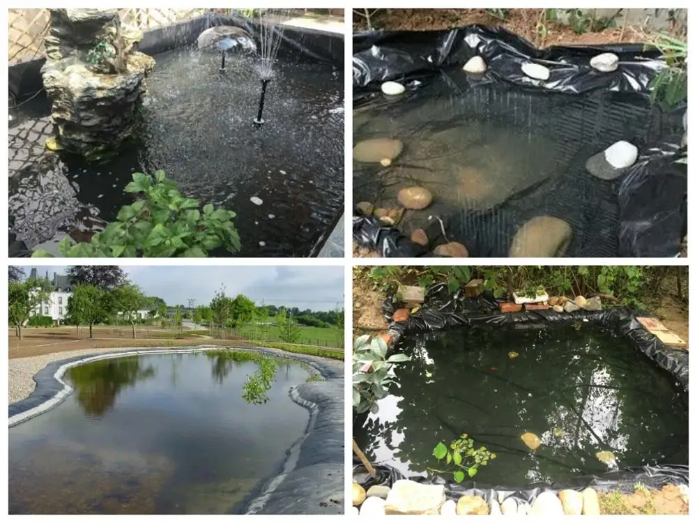 Landscaping materials uncoupling geomembrane for irrigation pond and water features geyser pond .jpg